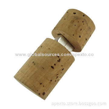 Soft Cork USB Flash Drive with 4GB and 8GB, Customized Printed Logo are welcome, Data Pre-loading